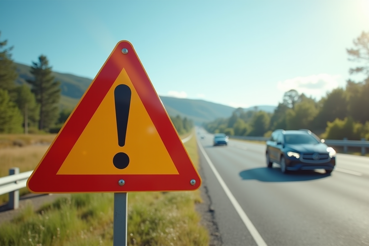 triangle pré-signalisation